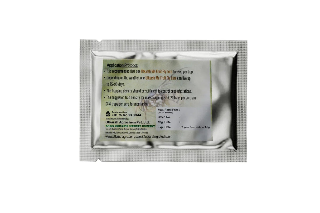 ME Fruit Fly (Oriental) Lure - Utkarsh Agrochem Pvt ltd. 