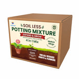 10Kg Soil Less 4 in 1 Potting Mixture - Cocopeat, Exfoliated Vermiculite, Neem Khad, Organic Plant Food | Pot Mix for Home Gardening or Terrace Garden - Utkarsh Agrochem Pvt ltd. 