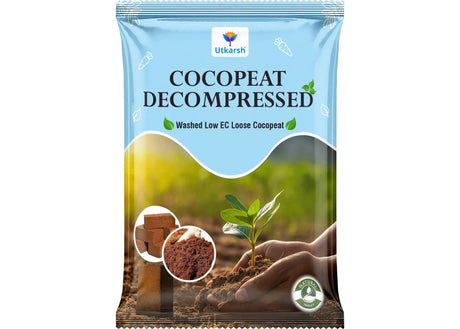 Decompressed Washed Cocopeat Powder for Gardening and Hydroponics, Low EC/TDS, Media & Fertilizers For Hydroponics - Utkarsh Agrochem Pvt ltd. 