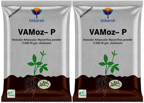 Mycorrhiza with 100 IP/gm, Bio Fertilizers for Healthy Plants, Vigorous Stem Girth, Enhances Nutrient Absorption, Water Uptake & Soil Aeration | VAMoz-P - Utkarsh Agrochem Pvt ltd. 