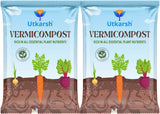 Vermicompost for Potted Plants, Organic Fertilizer for Home Garden, Crops, & Nursery, Khaad for Flowers, Vegetables & Lawn - Utkarsh Agrochem Pvt ltd. 