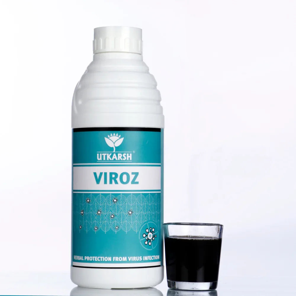Viroz | Natural Plants Extract | Viricide - Controls Yellow Mosaic & Leaf Curl Virus Sucking Pests- Aphids and White Fly - Utkarsh Agrochem Pvt ltd. 