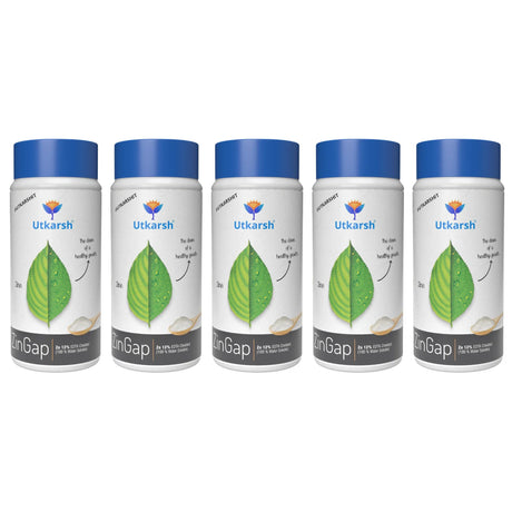 Zinc - 12% EDTA Chelated, 100% Water Soluble Fertilizers for Plants, Micronutrient for Green Foliage, Home Garden, Plant Growth Booster | ZinGap - Utkarsh Agrochem Pvt ltd. 