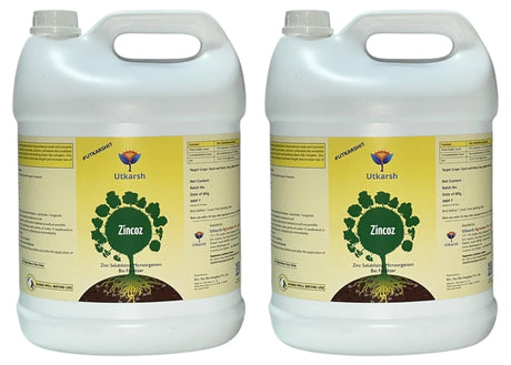 Zinc Solubilizing Microbes, Liquid Bio Fertilizer for Plants Growth, Increases Leaf Size & Promotes Healthy Green Foliage of Plants & Internode Length | Zincoz - Utkarsh Agrochem Pvt ltd. 