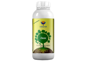 Zinc Solubilizing Microbes, Liquid Bio Fertilizer for Plants Growth, Increases Leaf Size & Promotes Healthy Green Foliage of Plants & Internode Length | Zincoz - Utkarsh Agrochem Pvt ltd. 