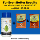 Zinc - 12% EDTA Chelated, 100% Water Soluble Fertilizers for Plants, Micronutrient for Green Foliage, Home Garden, Plant Growth Booster | ZinGap - Utkarsh Agrochem Pvt ltd. 