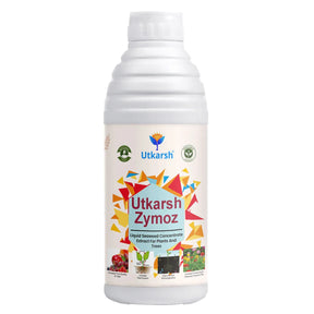 Liquid Seaweed Concentrate Extract, Fertilizer for Plants Home Garden and Trees, Biostimulant - Zymoz - Utkarsh Agrochem Pvt ltd. 