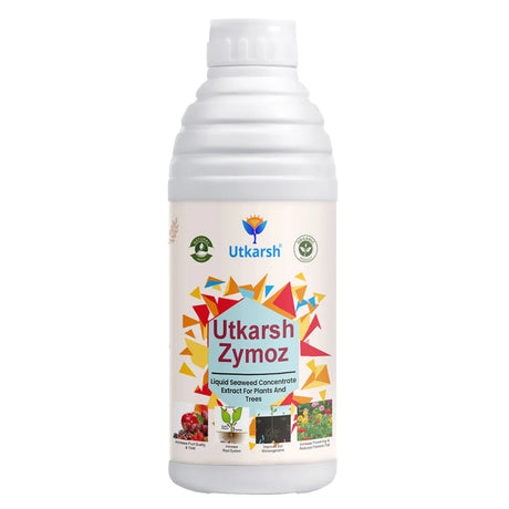 Liquid Seaweed Concentrate Extract, Fertilizer for Plants Home Garden and Trees, Biostimulant - Zymoz - Utkarsh Agrochem Pvt ltd. 