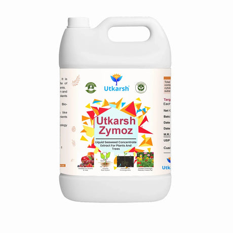 Liquid Seaweed Concentrate Extract, Fertilizer for Plants Home Garden and Trees, Biostimulant - Zymoz - Utkarsh Agrochem Pvt ltd. 