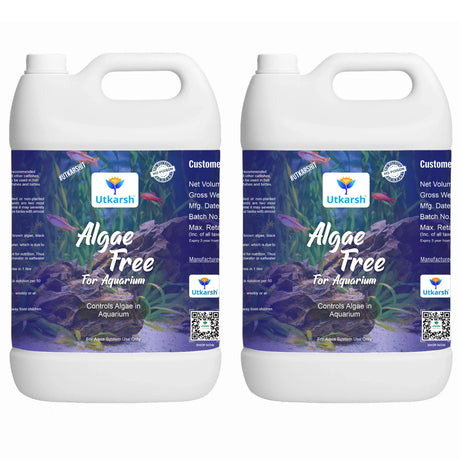 Algae Free for Aquarium Tank | Algae Cleaner, Liquid Algae Scraper for Fish Tank and Algae Remover - Utkarsh Agrochem Pvt ltd. 