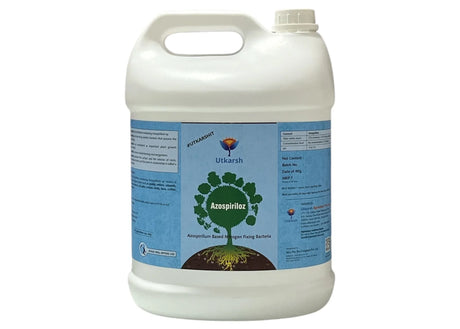 Azospirillum - Nitrogen Fixing Microbes, Liquid Bio Fertilizer for Plants Growth, Healthy Roots, Protect Plants from Biotic & Abiotic Stresses | Azospiriloz - Utkarsh Agrochem Pvt ltd. 