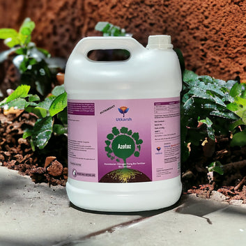 Azotoz (Azotobacter-Nitrogen Fixing Microbes) Bio Fertilizer For Natural Nitrogen, Faster Plant Growth, Increase Soil Structure & Fertility, Yield & Nutrient Uptake - 20 Litre