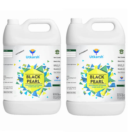 Black Pearl – L (Biologically Activated Humic Acid 12%) Biostimulant- 20 Liter - Utkarsh Agrochem Pvt ltd. 