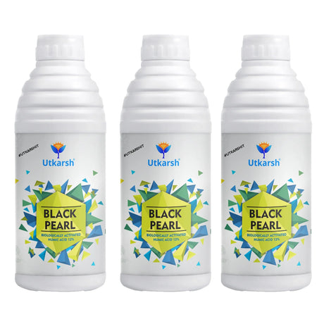 Black Pearl – L (Biologically Activated Humic Acid 12%) Biostimulant - Utkarsh Agrochem Pvt ltd. 