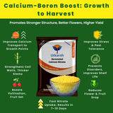 Boronated CAN - Boronated Calcium Nitrate for Plants, 100% Water Soluble Fertilizer, Boosts Healthy Flower and Fruit Growth & Yield in Plants