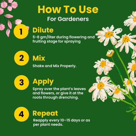 Boronated CAN - Boronated Calcium Nitrate for Plants, 100% Water Soluble Fertilizer, Boosts Healthy Flower and Fruit Growth & Yield in Plants - 25 Kg Bag - Utkarsh Agrochem Pvt ltd. 