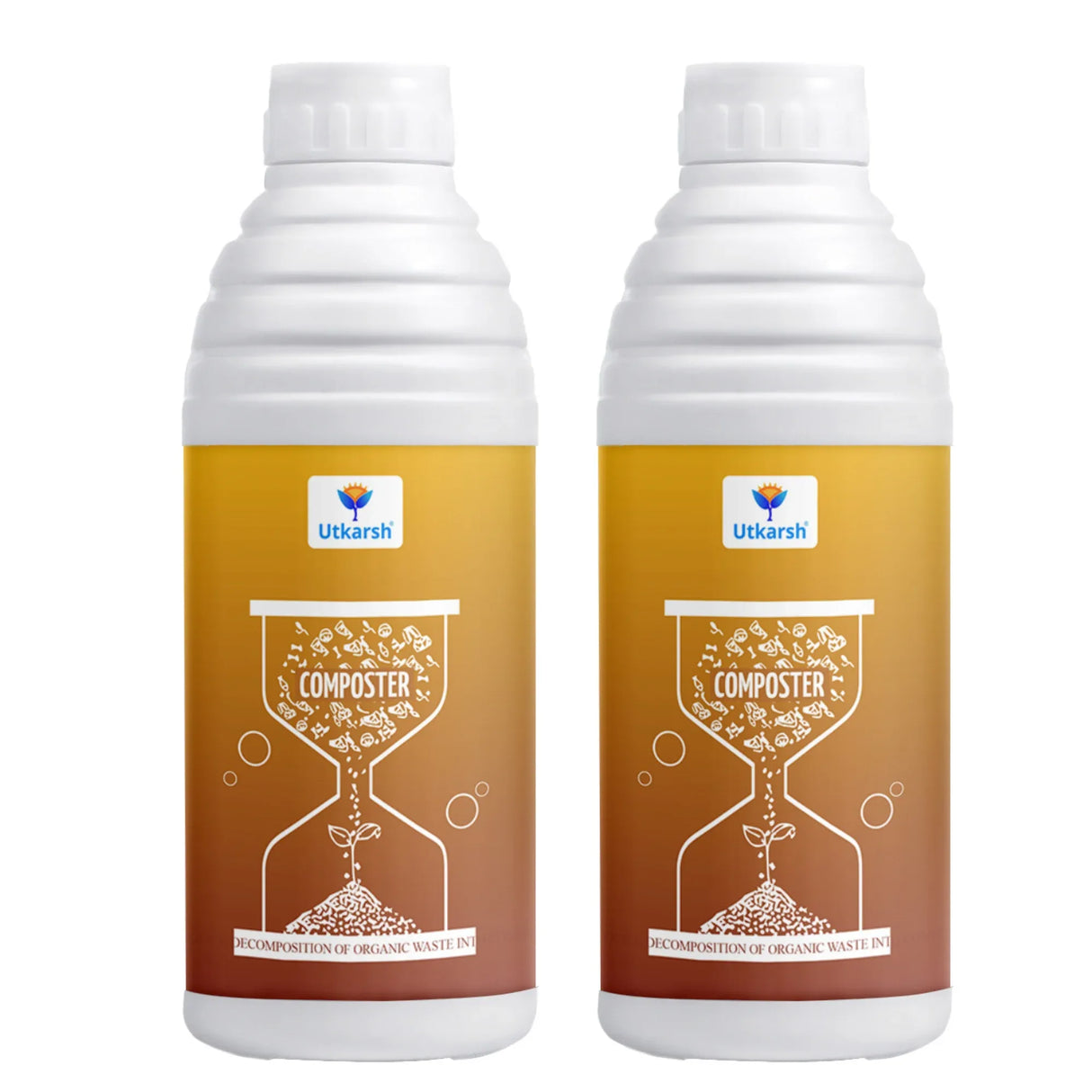 Composter for Quick Decomposition of Organic Waste into Compost, Bio Waste Decomposer, Accelerate Decomposition of Kitchen, Garden Organic Waste - Utkarsh Agrochem Pvt ltd. 