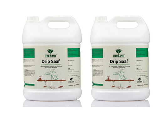 Utkarsh Drip Saaf (Eco Friendly Product For Cleaning Drip System | Biodegrades Organic Stuffs in the Drips), 20 Litre