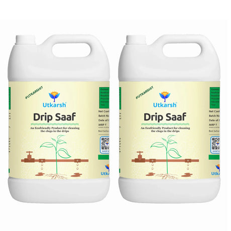 Drip Saaf (Eco-Friendly Product for Cleaning Drip System | Biodegrades Organic Stuffs in the Drips) - 20 Liter - Utkarsh Agrochem Pvt ltd. 