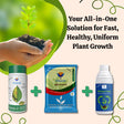 FAST GROWTH & DEVELOPMENT COMBO - Your All-in-One Solution for Fast, Healthy, Uniform Plant Growth - NPK 19:19:19 (250gm) + Combi-2 (EDTA) (250gm) + Stress-Free (250ml) - Utkarsh Agrochem Pvt ltd. 