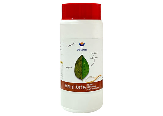 ManDate (Manganese - Mn 10% EDTA Chelated, 100 % Water Soluble Foliar Spray Fertilizers) Resistance to Root Pathogens, Enhances Plant Growth & Productivity