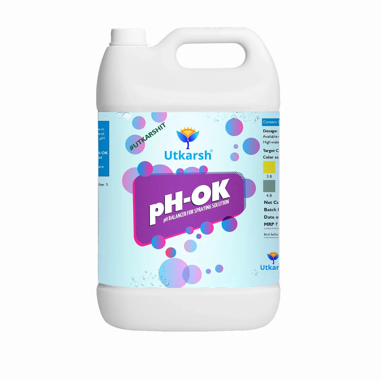 pH OK (pH Balancer for Spraying Solution) - Utkarsh Agrochem Pvt ltd. 