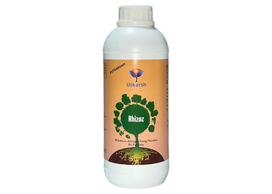 Rhizoz (Rhizobium Nitrogen Fixing Bacteria) Bio Fertilizer for Improved Nitrogen Availability to Plants, Increase Organic Matter in Soil, Rapid Plant Growth