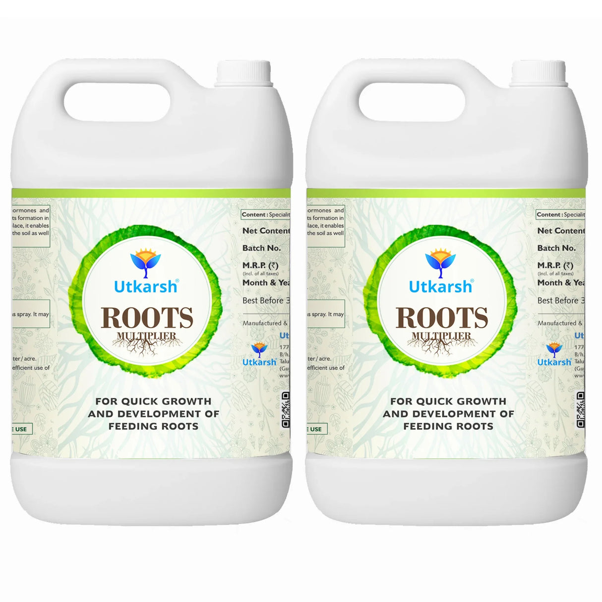 Roots Multiplier (For Quick Hairy Roots Formation) Plant Food for Healthy Roots - Utkarsh Agrochem Pvt ltd. 