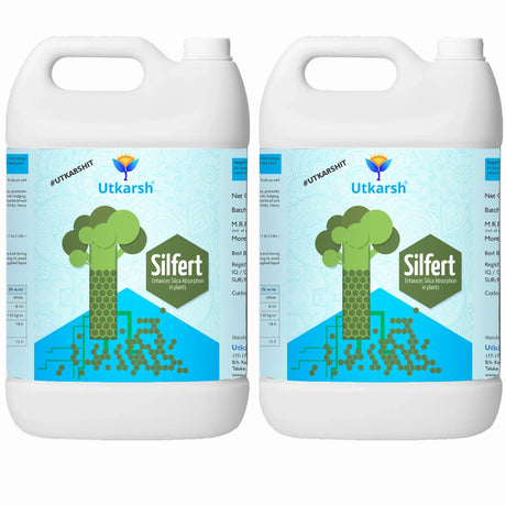 Potash Fortified with Silicon, Enhances Silica Absorption in Plants, Growth Boost for Yields, Vegetables, Improves Fruit Quality & Develops White Root | Silfert - 20 Litre - Utkarsh Agrochem Pvt ltd. 