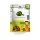 Palak or Spinach Vegetable Seeds (Green, Pack of 16 g), Approx. 1600+ Seeds