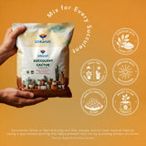 Organic Succulent & Cactus Potting Mix | 100% Natural Soil Blend with Trichoderma, Perlite & Neem Cake | Promotes Strong Roots & Excellent Drainage for Succulents, Cacti & Indoor Plants