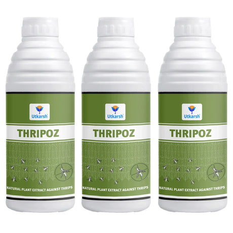 Thripoz | Natural Plants Extract Against Thrips | Natural Plant Protector for Sucking Pests- Aphids and White Fly - Utkarsh Agrochem Pvt ltd. 