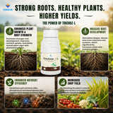 Trichoderma Viride Liquid, 1.5% W.P. 2 x 10^6 CFU/ml min. for Plants, Crops and Home Gardening - Trichoz-L, BioFungiocides