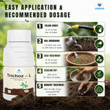 Trichoderma Viride Liquid, 1.5% W.P. 2 x 10^6 CFU/ml min. for Plants, Crops and Home Gardening - Trichoz-L, BioFungiocides