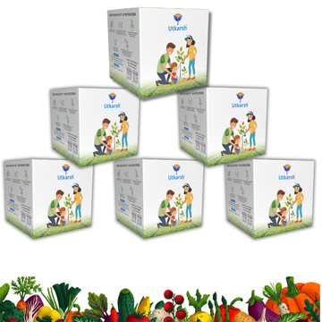 Seed Starter DIY Grow Kit with Gift Bags | Best Eco-Friendly Return Gift Ideas for Kids & Beginners | Easy to Grow it Yourself Gardening Set for Home & Kitchen Garden | Pack of 6