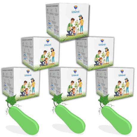 Seed Starter DIY Grow Kit with Gift Bags | Best Eco-Friendly Return Gift Ideas for Kids & Beginners | Easy to Grow it Yourself Gardening Set for Home & Kitchen Garden | Pack of 6 - Utkarsh Agrochem Pvt ltd. 