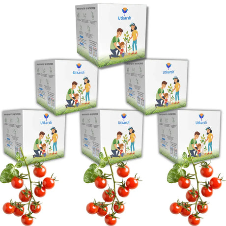 Seed Starter DIY Grow Kit with Gift Bags | Best Eco-Friendly Return Gift Ideas for Kids & Beginners | Easy to Grow it Yourself Gardening Set for Home & Kitchen Garden | Pack of 6 - Utkarsh Agrochem Pvt ltd. 