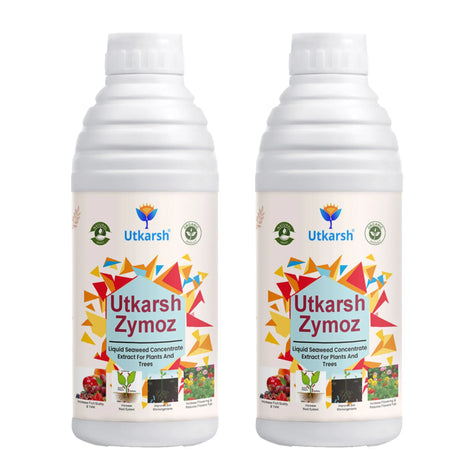 Liquid Seaweed Concentrate Extract, Fertilizer for Plants Home Garden and Trees, Biostimulant - Zymoz - Utkarsh Agrochem Pvt ltd. 