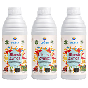Liquid Seaweed Concentrate Extract, Fertilizer for Plants Home Garden and Trees, Biostimulant - Zymoz - Utkarsh Agrochem Pvt ltd. 